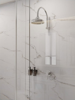 Nero Mixer Taps YORK SHOWER MIXER WITH METAL LEVER CHROME (NR69210902CH)