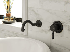 Nero Mixer Taps YORK SHOWER MIXER WITH METAL LEVER MATTE BLACK (NR69210902MB)