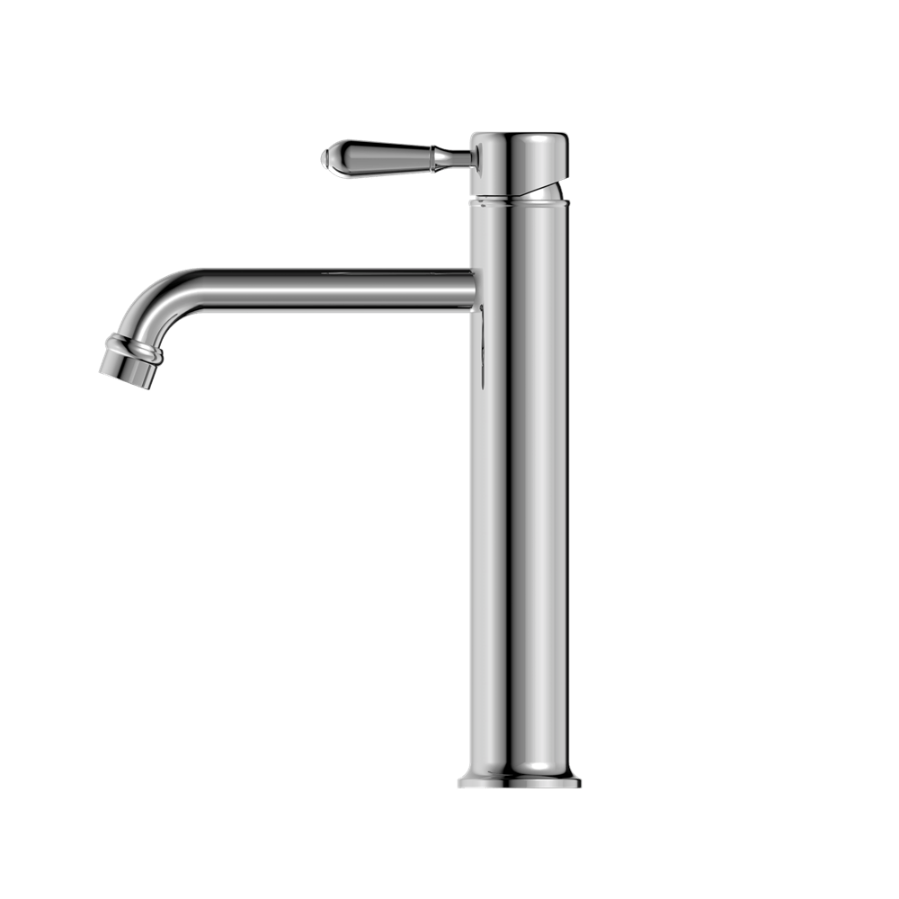 YORK STRAIGHT TALL BASIN MIXER WITH METAL LEVER CHROME (NR692101a02CH)