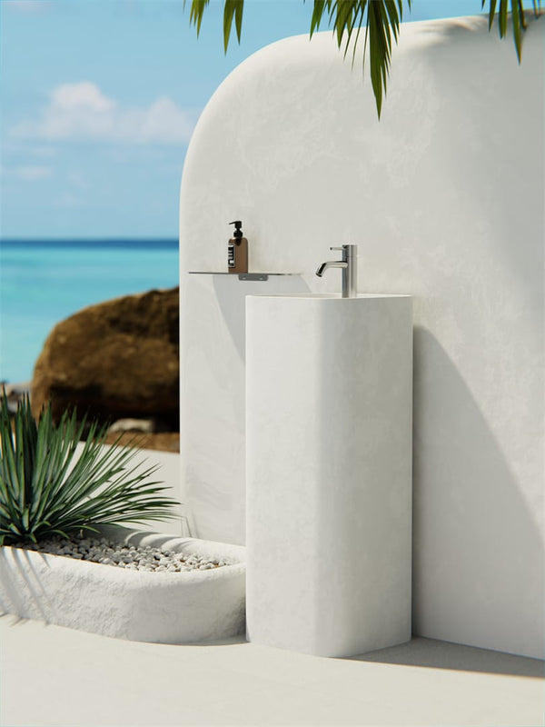 Nero Mixer Taps Zen SS316L Basin Mixer Brushed Nickel (NR162201BN)