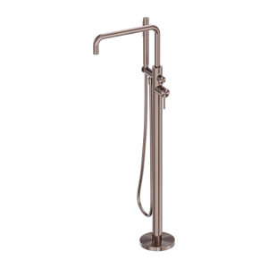 Nero Mixer Taps Zen SS316L Freestanding Bath Mixer Brushed Bronze (NR162203a02BZ)