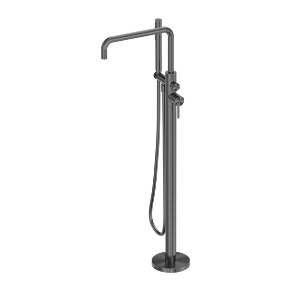 Nero Mixer Taps Zen SS316L Freestanding Bath Mixer Graphite (NR162203a02GR)