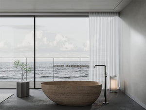 Nero Mixer Taps Zen SS316L Freestanding Bath Mixer Graphite (NR162203a02GR)