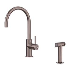 Nero Mixer Taps Zen SS316L Kitchen Mixer With Hand Spray Brushed Bronze (NR162208BZ)