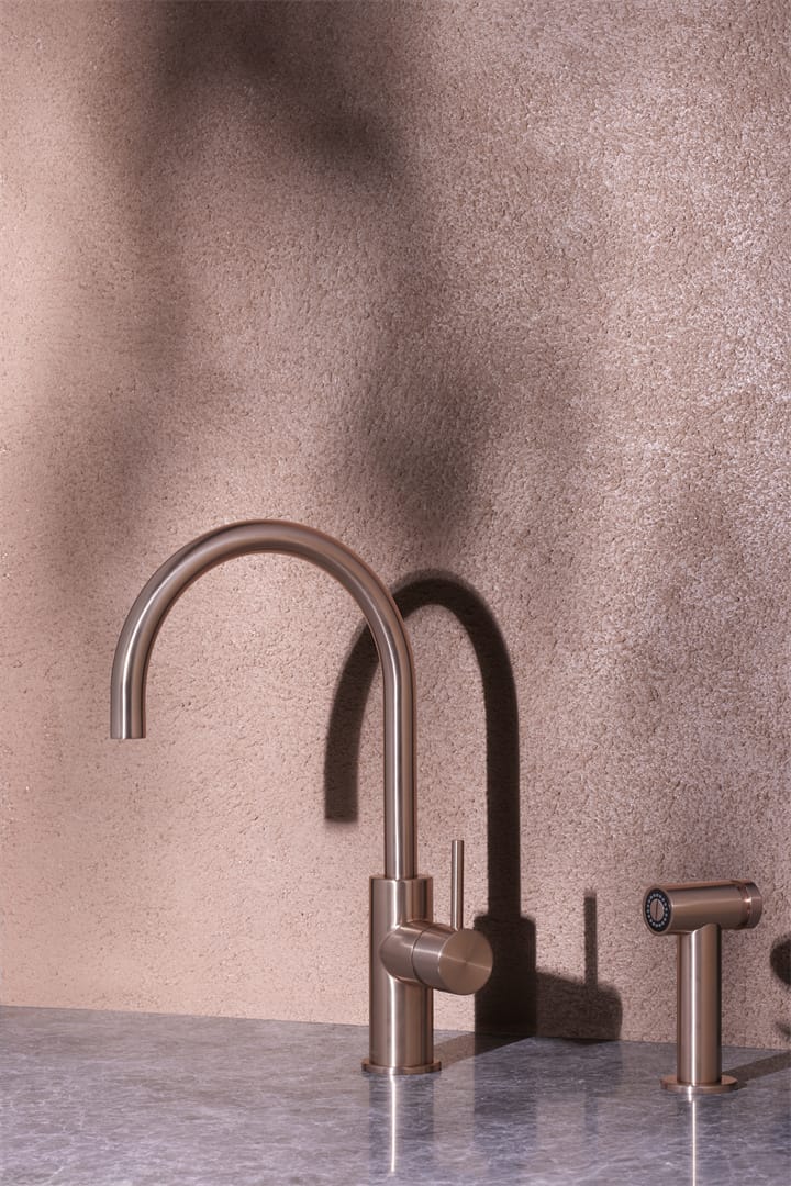 Zen SS316L Kitchen Mixer With Hand Spray Brushed Bronze (NR162208BZ)