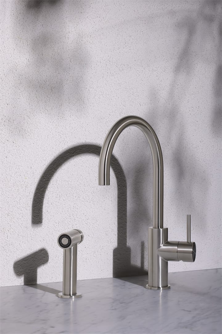 Zen SS316L Kitchen Mixer With Hand Spray Brushed Nickel (NR162208BN)