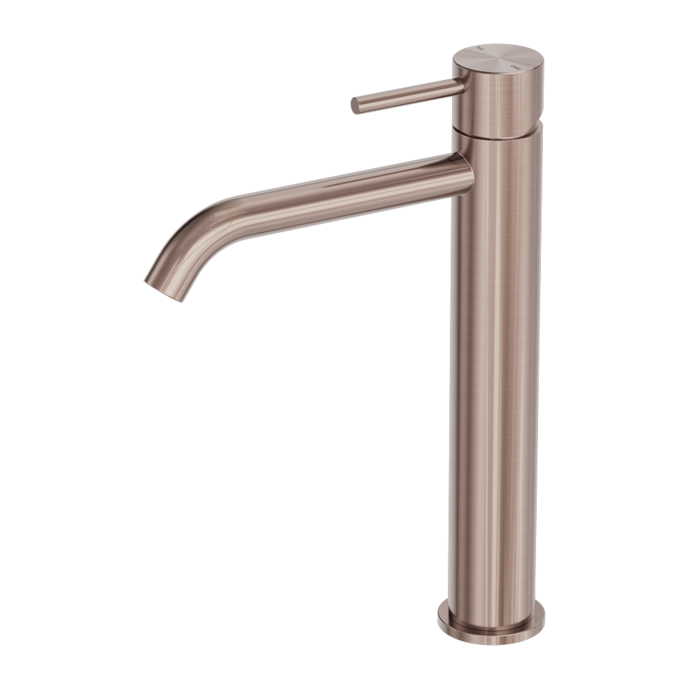 Nero Mixer Taps Zen SS316L Tall Basin Mixer Brushed Bronze (NR162201aBZ)
