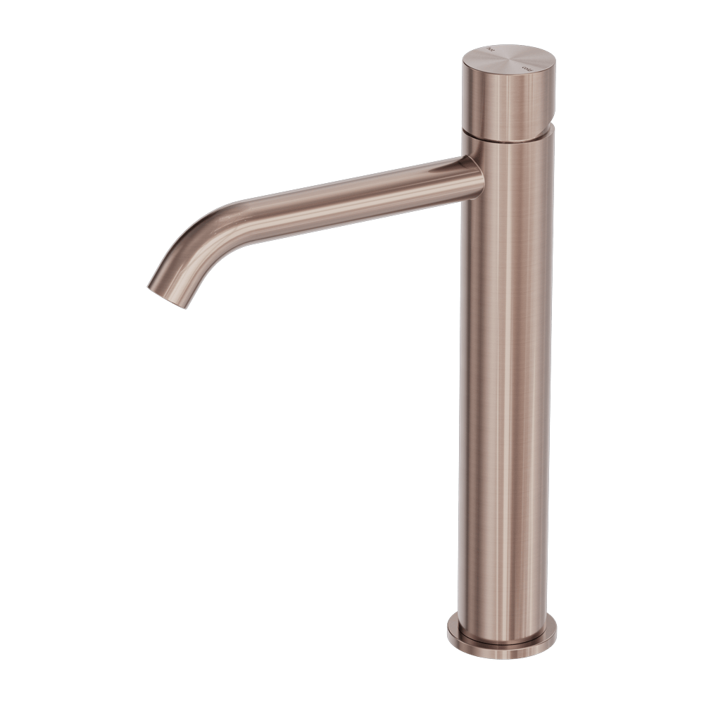 Nero Mixer Taps Zen SS316L Tall Basin Mixer Handless Brushed Bronze (NR162201cBZ)