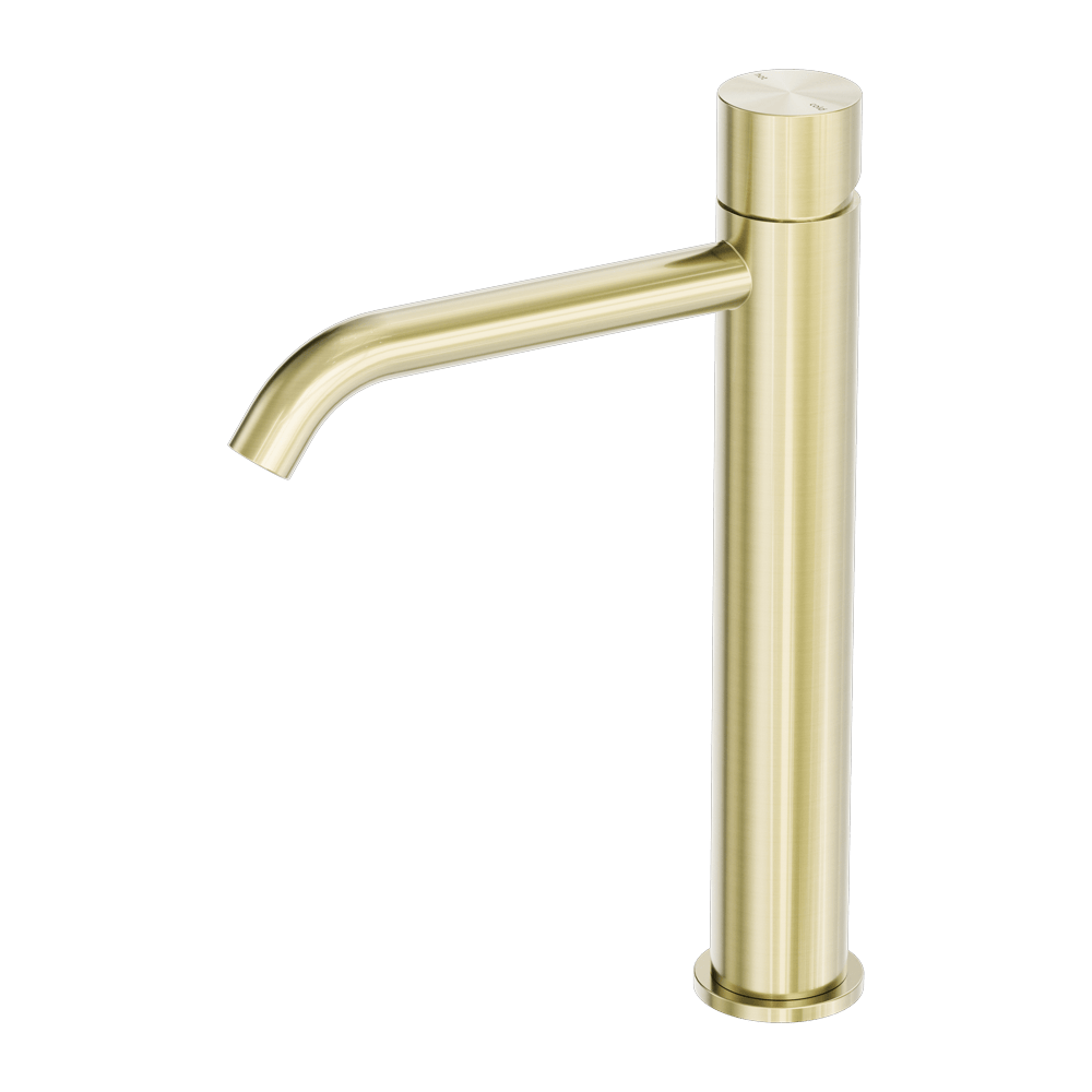 Nero Mixer Taps Zen SS316L Tall Basin Mixer Handless Brushed Gold (NR162201cBG)