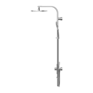 Nero Showers ASTRA RAIN ROUND TWIN SHOWER DOUBLE HOSE CHROME (NR281305bCH)