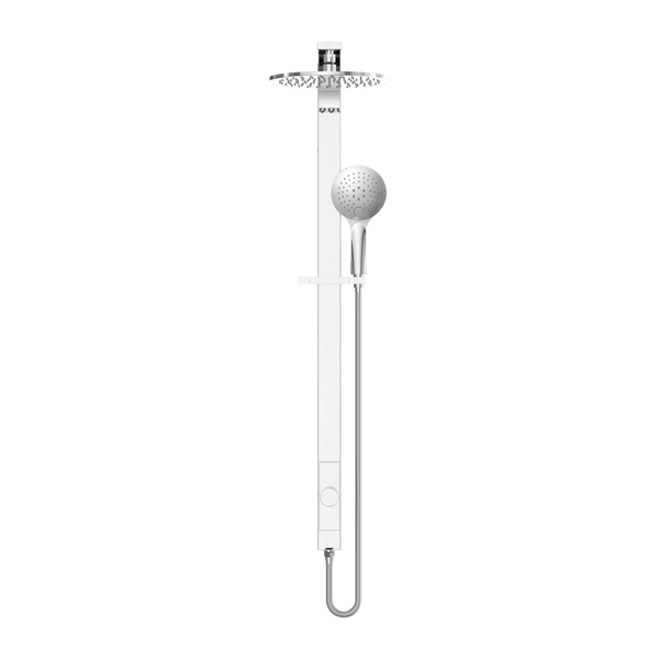 Nero Showers ASTRA RAIN ROUND TWIN SHOWER SINGLE HOSE CHROME (NR281305aCH)