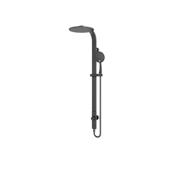 Nero Showers ASTRA RAIN ROUND TWIN SHOWER SINGLE HOSE MATTE BLACK (NR281305aMB)