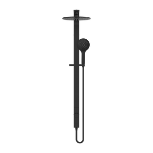 Nero Showers ASTRA RAIN ROUND TWIN SHOWER SINGLE HOSE MATTE BLACK (NR281305aMB)
