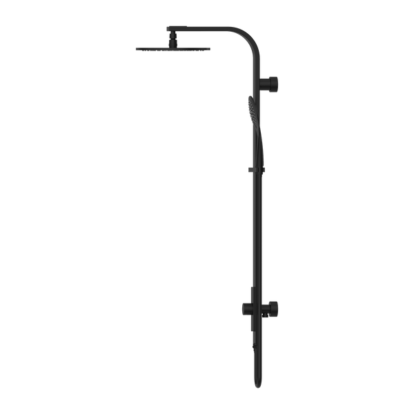 Nero Showers ASTRA RAIN ROUND TWIN SHOWER SINGLE HOSE MATTE BLACK (NR281305aMB)