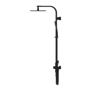 Nero Showers ASTRA RAIN ROUND TWIN SHOWERDOUBLE HOSE MATTE BLACK (NR281305bMB)