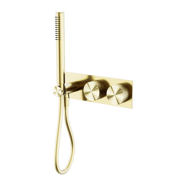 Nero Showers OPAL PROGRESSIVE SHOWER SYSTEM BRUSHED GOLD (NR252003cBG)