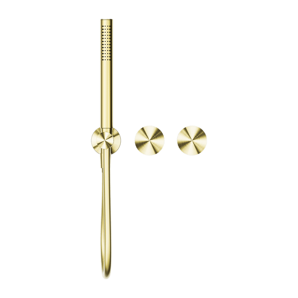 Nero Showers OPAL PROGRESSIVE SHOWER SYSTEM SEPARATE PLATE BRUSHED GOLD (NR252003dBG)