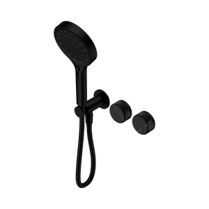 Nero Showers SERENITY PROGRESSIVE SHOWER SYSTEM WITH MARQUINA BLACK HANDLE AND SERENITY HAND SHOWER MATTE BLACK (24E132MB)