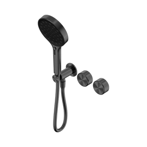 Nero Showers SERENITY PROGRESSIVE SHOWER SYSTEM WITH METAL HANDLE AND SERENITY HAND SHOWER GUN METAL (24E030GM)