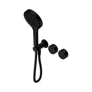 Nero Showers SERENITY PROGRESSIVE SHOWER SYSTEM WITH METAL HANDLE AND SERENITY HAND SHOWER MATTE BLACK (24E030MB)