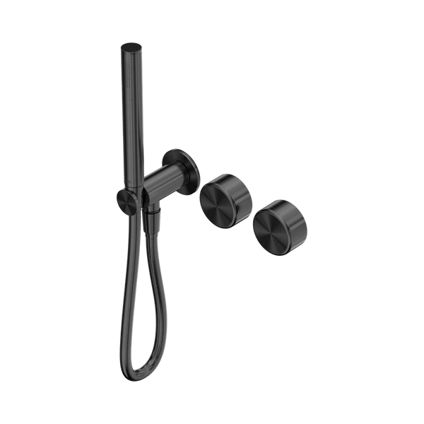 Nero Showers SERENITY PROGRESSIVE SHOWER SYSTEM WITH METAL HANDLE AND SLIM SHOWER GUN METAL (24E024GM)
