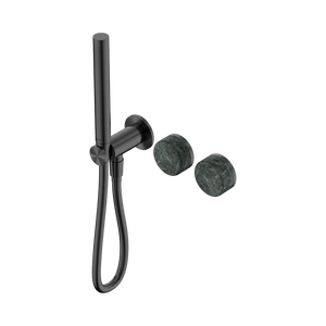 Nero Showers SERENITY PROGRESSIVE SHOWER SYSTEM WITH VERDE ALPI HANDLE AND SLIM SHOWER GUN METAL (24E020GM)