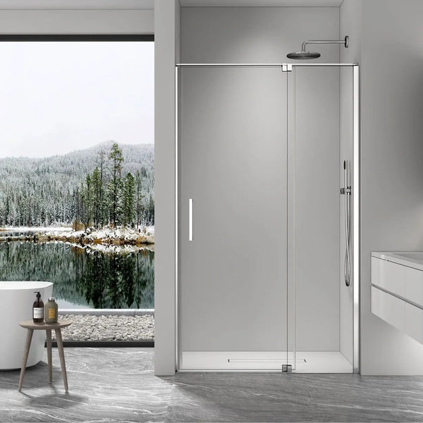Oceano Showers Profile Pivot Shower Screen Door Only 8mm Glass 810-1200mm