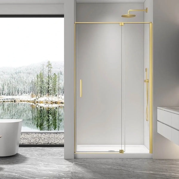 Oceano Showers Profile Pivot Shower Screen Door Only 8mm Glass 810-1200mm