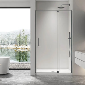Oceano Showers Profile Pivot Shower Screen Door Only 8mm Glass 810-1200mm