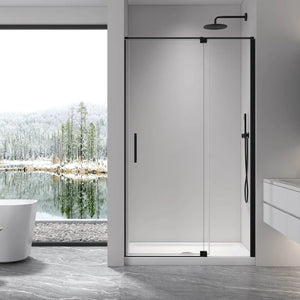 Oceano Showers Profile Pivot Shower Screen Door Only 8mm Glass 810-1200mm