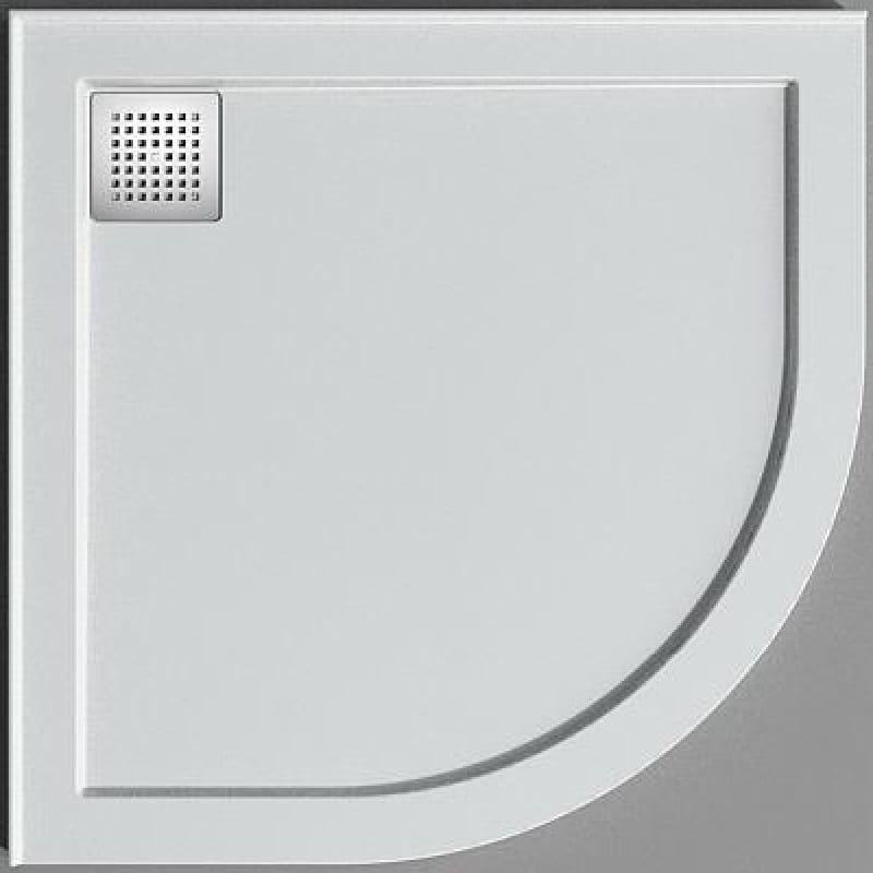 Oceano Showers Stonelite™ ECO EC900CR 900x900MM Curved Corner Rear Outlet