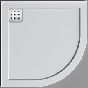 Oceano Showers Stonelite™ ECO EC900CR 900x900MM Curved Corner Rear Outlet