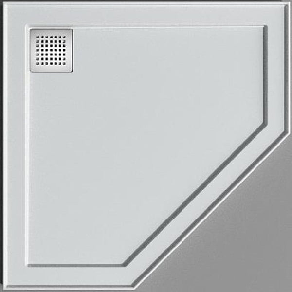 Oceano Showers Stonelite™ ECO EC914NR 914x914MM Neo Corner Rear Outlet