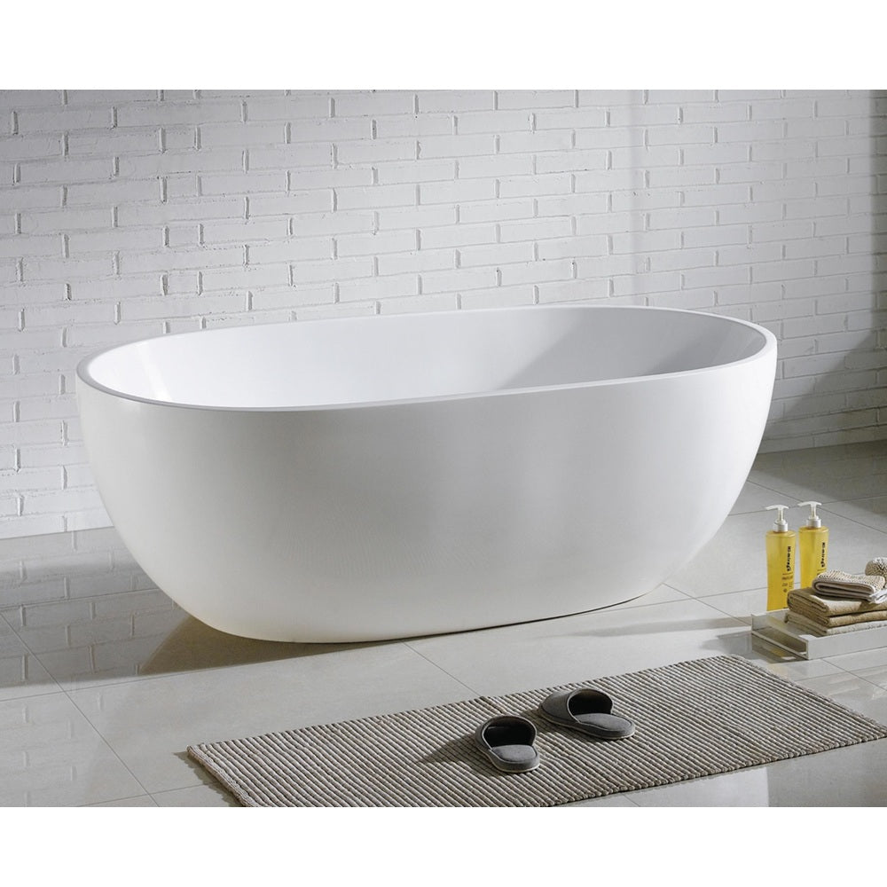 Olivia OVBT1300NF Free Standing Bathtub Non Overflow 1300*700*560mm