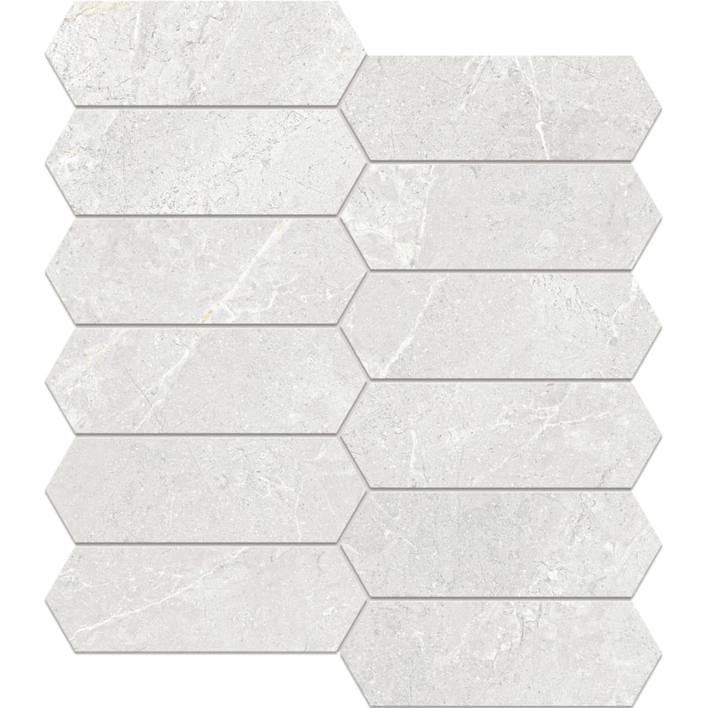 Orien Tile KS01ML6 270x300 Kavala Argento Long Hexagon