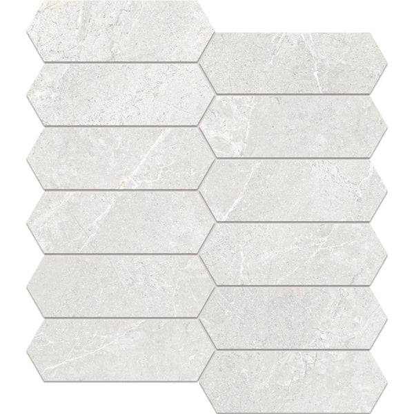 Orien Tile KS01ML6 270x300 Kavala Argento Long Hexagon
