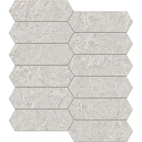 Orien Tile KS03ML6 270x300 Kavala Grigio Long Hexagon