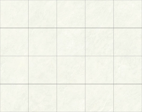 HF Tile Origin White Lappato Tile 600x600mm