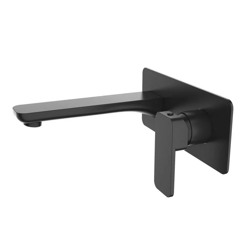 OX0223-2.BM IVANO SERIES BLACK BATHTUB/BASIN WALL MIXER WITH SPOUT