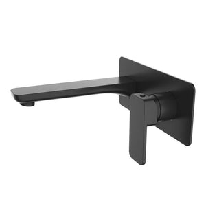 OX0223-2.BM IVANO SERIES BLACK BATHTUB/BASIN WALL MIXER WITH SPOUT