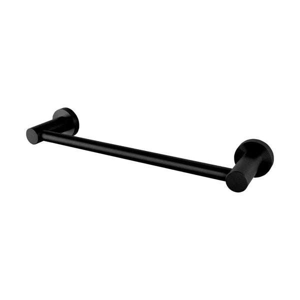 OX6610.TR LUCID PIN SERIES BLACK TOWEL RAIL 300MM