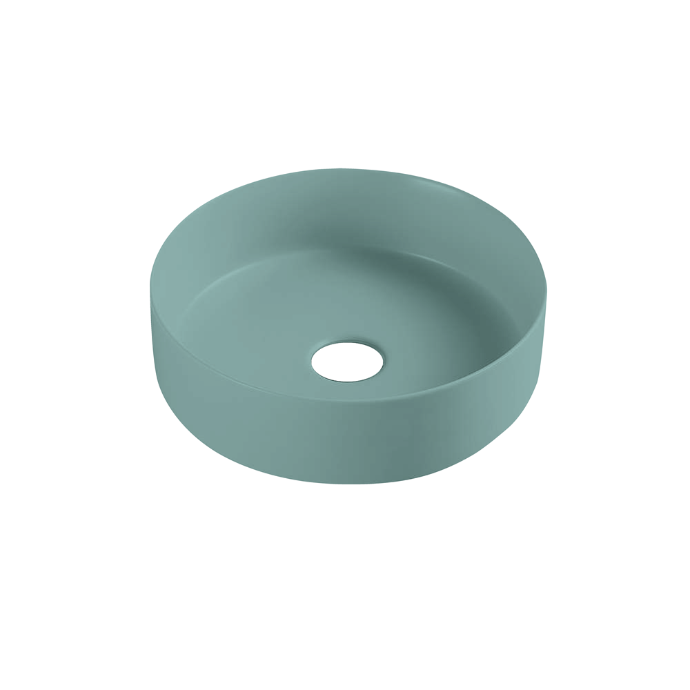 PA3535GN Above Counter Basin 346*346*114mm Matt Green