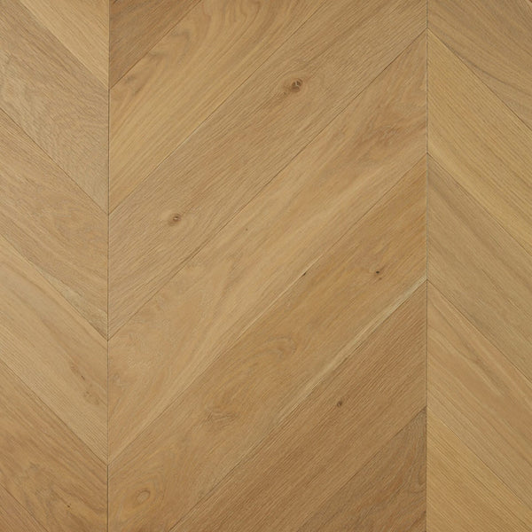 Preference Floors Timber Flooring De Marque European Oak Engineered Chevron 600x120x15/4mm - Colonial Grey