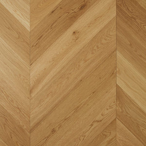 Preference Floors Timber Flooring De Marque European Oak Engineered Chevron 600x120x15/4mm - Latte