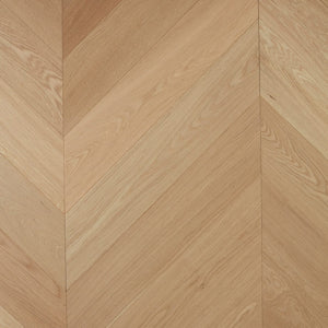Preference Floors Timber Flooring De Marque European Oak Engineered Chevron 600x120x15/4mm - Pure Natural