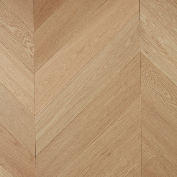 Preference Floors Timber Flooring De Marque European Oak Engineered Chevron 600x120x15/4mm - Pure Natural