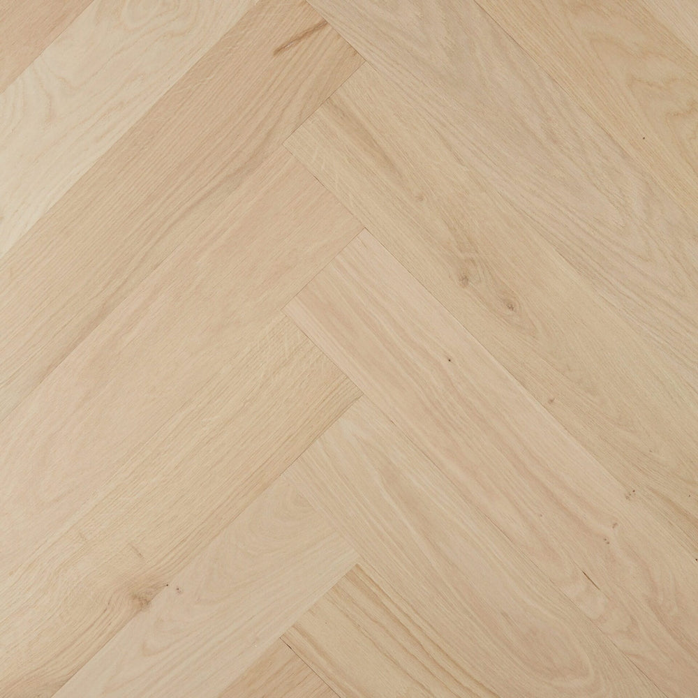 Preference Floors Timber Flooring De Marque European Oak Engineered Herringbone 600x120x15/4mm - Raw (Uncoated)
