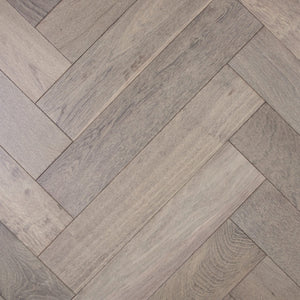 Preference Floors Timber Flooring De Marque European Oak Engineered Herringbone 600x120x15/4mm - Storm
