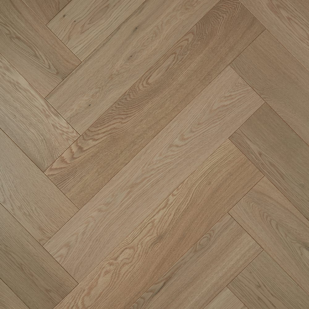 Preference Floors Timber Flooring De Marque European Oak Engineered Herringbone 600x120x21/6mm - Parana