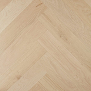 Preference Floors Timber Flooring De Marque European Oak Engineered Herringbone 600x120x21/6mm - Raw (Uncoated)